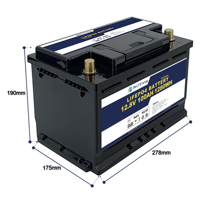खरीदें बेली एनर्जी 12V 100AH LiFePo4 बैटरी समुद्री नौकाओं के लिए 3 साल की वारंटी online manufacture