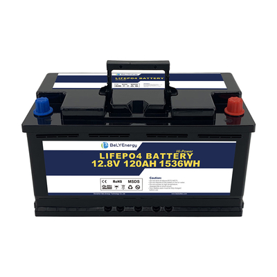 खरीदें 5000 चक्र लाइफपो4 बैटरी पैक 12v 120ah गहरी चक्र online manufacture