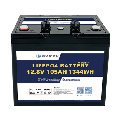 खरीदें सौर ऊर्जा प्रणाली 12v 105ah Lifepo4 बैटरी CAN RS485 इंटरफ़ेस के साथ अनुकूलित online manufacture