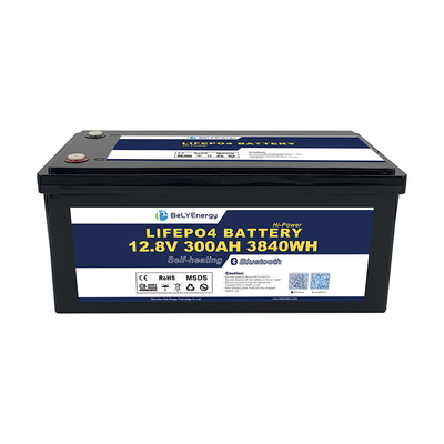 खरीदें LiFePO4 लिथियम बैटरी 12V300AH M8 टर्मिनल प्रकार 30kg 14.6V ओवर वोल्टेज संरक्षण online manufacture