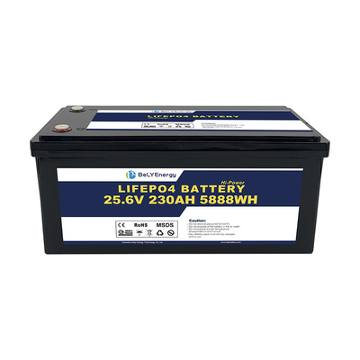 खरीदें IP65 वाटरप्रूफ हाई परफॉर्मेंस 24V 230Ah LiFePO4 बैटरी online manufacture