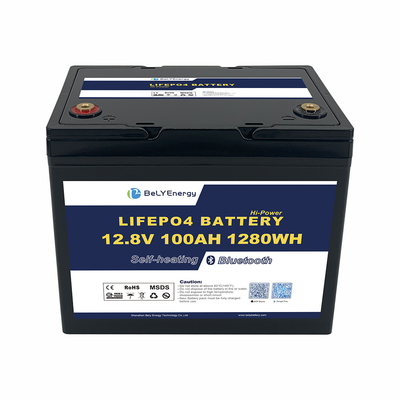 खरीदें बीटी के साथ रिचार्जेबल 12V100AH ली बैटरी और स्व-हीटिंग online manufacture