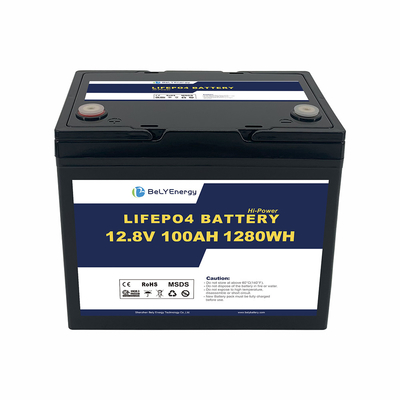 खरीदें 12V 100AH 1280Wh LiFePO4 लिथियम आयन बैटरी नई ग्रेड ए प्रिस्मैटिक कोशिकाओं के साथ online manufacture