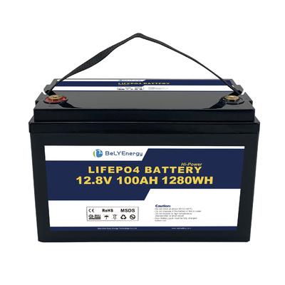खरीदें LiFePo4 बैटरी 12V 100AH क्षमता स्मार्ट BMS और आसान प्रतिस्थापन online manufacture