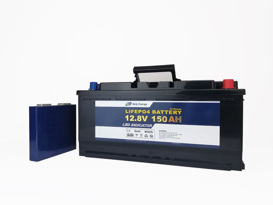 खरीदें एलसीडी मॉनिटर के साथ 1920WH रिचार्जेबल LiFePO4 बैटरी 12V 150AH online manufacture