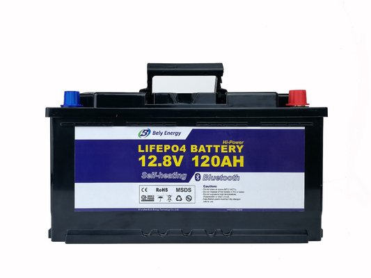 खरीदें इलेक्ट्रिक वाहन यूपीएस 12.8V 120Ah डीप साइकिल लिथियम बैटरी सोलर सेल्फ हीटिंग online manufacture