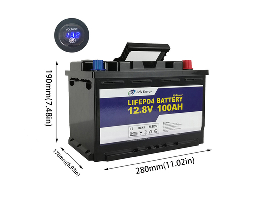 खरीदें सौर ऊर्जा भंडारण के लिए होम 100Ah 12V LiFePo4 बैटरी लिथियम बैटरी online manufacture