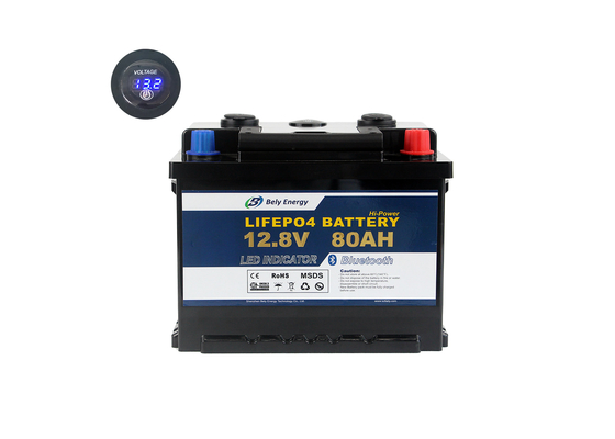 खरीदें Rechargeable 12V LiFePo4 Battery 12V 80Ah Led Light Lithium Battery ,  for Electric tricycle online manufacture