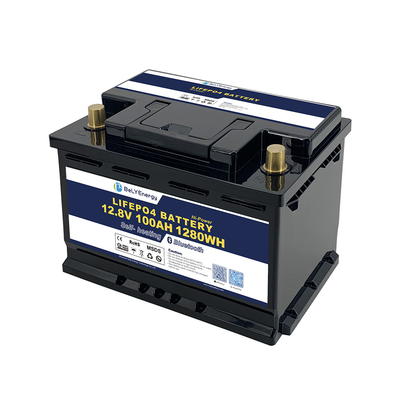 हल्का वजन लिथियम आयन बैटरी पैक सुरक्षित और विश्वसनीय 12v 100ah LiFePO4 बैटरी