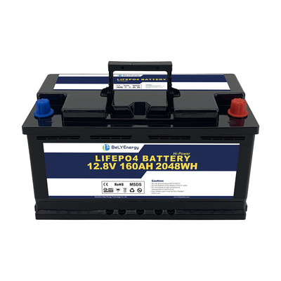 पोर्टेबल 12v 160ah लिथियम बैटरी इनबाइट बीएमएस मल्टीपल सिक्योरिटी प्रोटेक्शन फॉर याचित