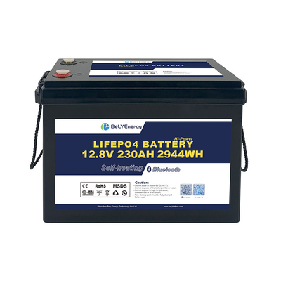 12.8V 230Ah RV लिथियम बैटरी स्व-बंदगी <3% मासिक ABS केस