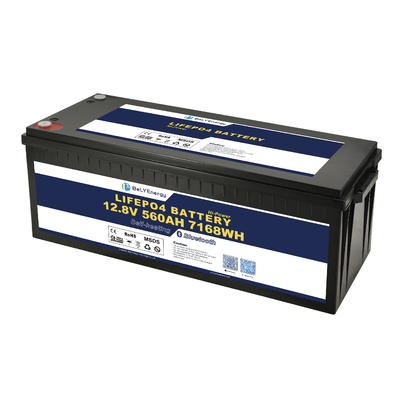 कार के लिए बड़ी क्षमता वाली उच्च शक्ति वाली लिथियम आयन बैटरी 12V560Ah
