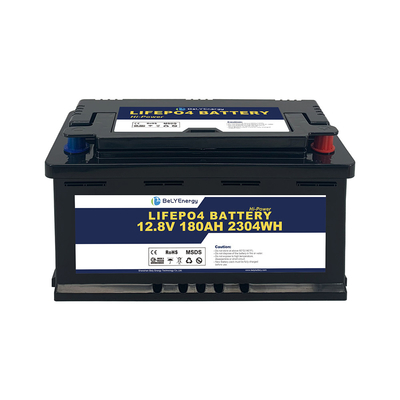 RV LiFePO4 ऊर्जा भंडारण के लिए बैटरी 12V 180AH मानक संस्करण