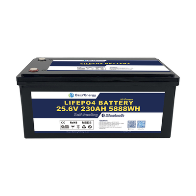 स्मार्ट बीएमएस के साथ उच्च क्षमता वाली रिचार्जेबल 24V230AH LiFePO4 लिथियम बैटरी
