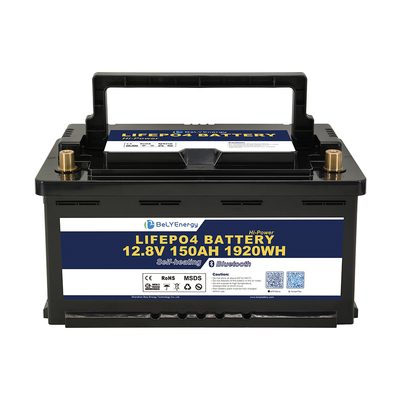 लंबे समय तक चलने वाली Lifepo4 12V 150Ah बैटरी 160A अधिकतम निरंतर डिस्चार्ज करंट और ≥3000 चक्रों के साथ