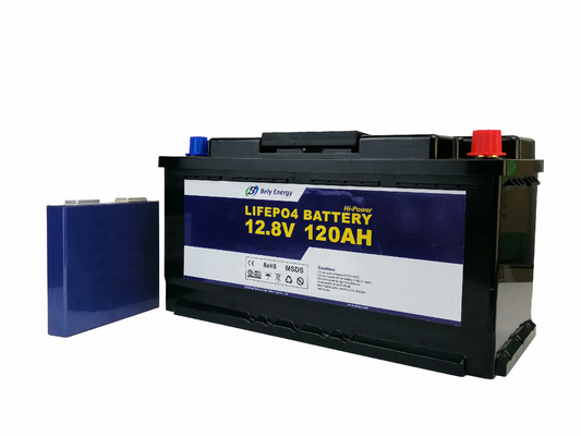 नाव आरवी आराम दीप साइकिल लिथियम आयन बैटरी 12v 120ah