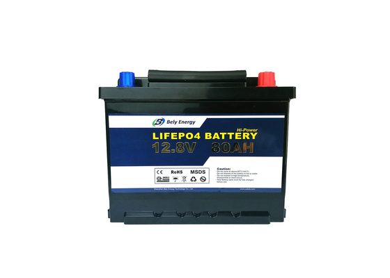 मोटर वाहन के लिए 1024Wh डीप साइकिल लिथियम बैटरी 12V 80AH लिथियम आयन बैटरी