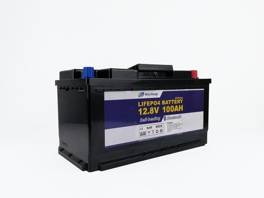 टूरिस्ट वैन के लिए 12V 100Ah लिथियम आरवी हाउस बैटरी इलेक्ट्रिक ट्राई साइकिल लिथियम बैटरी
