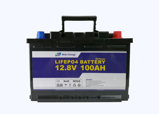 इमरजेंसी लाइट के लिए व्हीलचेयर 12V LiFePo4 बैटरी 100Ah लिथियम आयन बैटरी