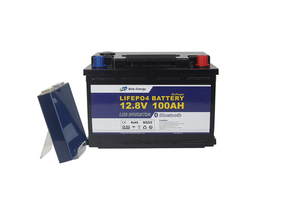 एलीसी व्हीलचेयर के लिए बेली 12V 100Ah एलईडी लाइट लिथियम बैटरी