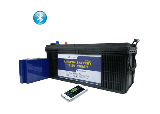 12V 200Ah लिथियम आयरन फॉस्फेट RV बैटरी लिथियम गोल्फ ट्रॉली बैटरी